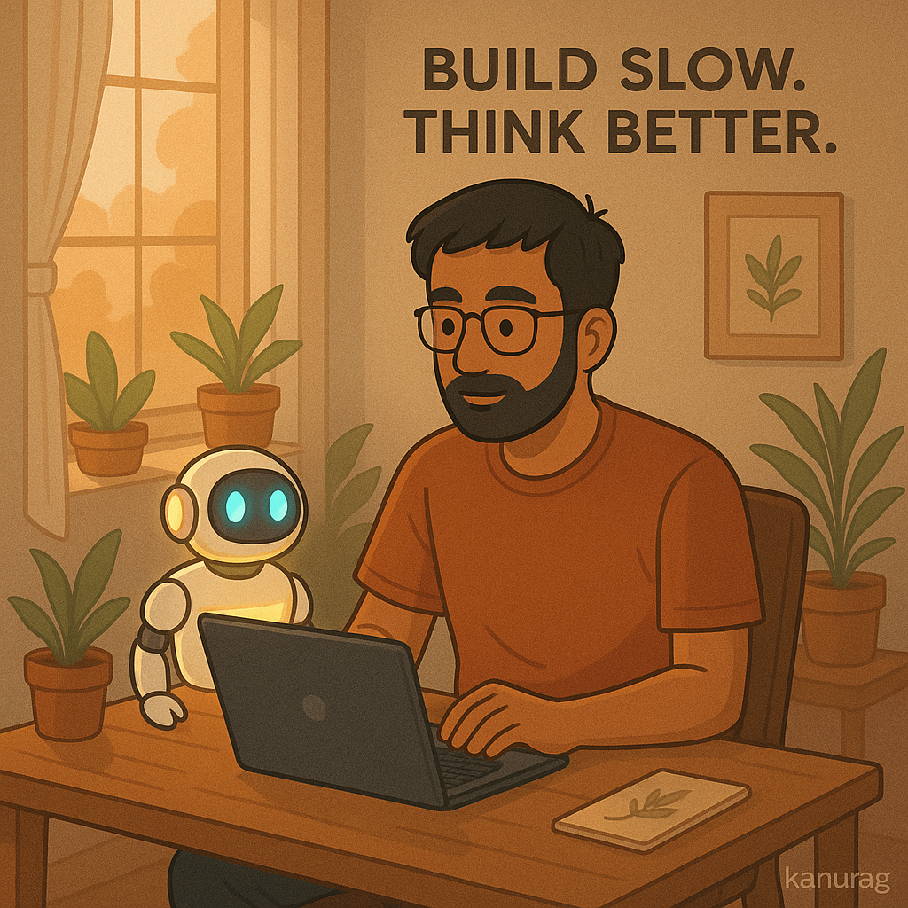 Working Slowly with AI